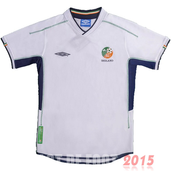 Maillot De Foot Exterieur Maillot Irlande Rétro 2002 Blanc