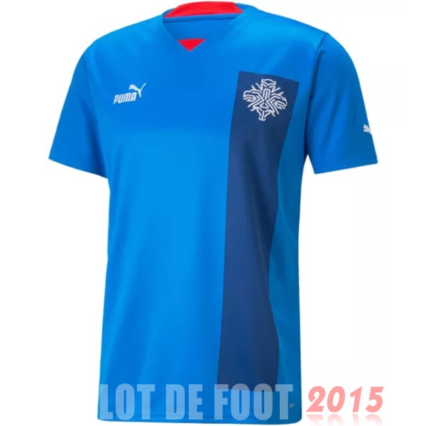 Maillot De Foot Domicile Maillot Islande 2022 Bleu