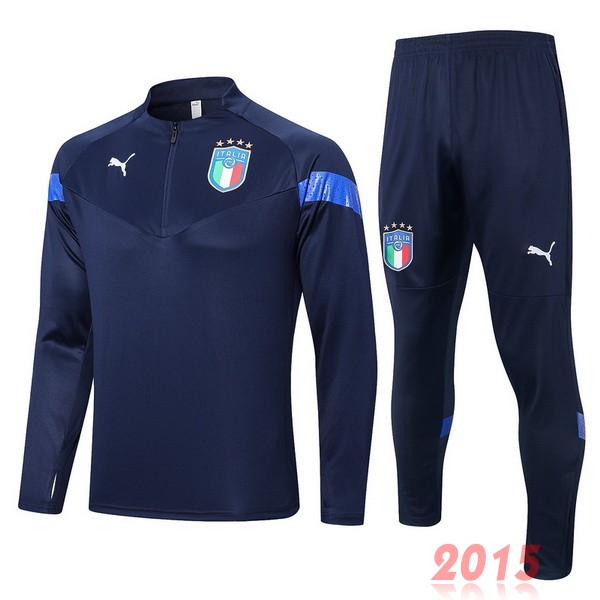 Maillot De Foot Survêtements Italie 2022 Bleu III Marine