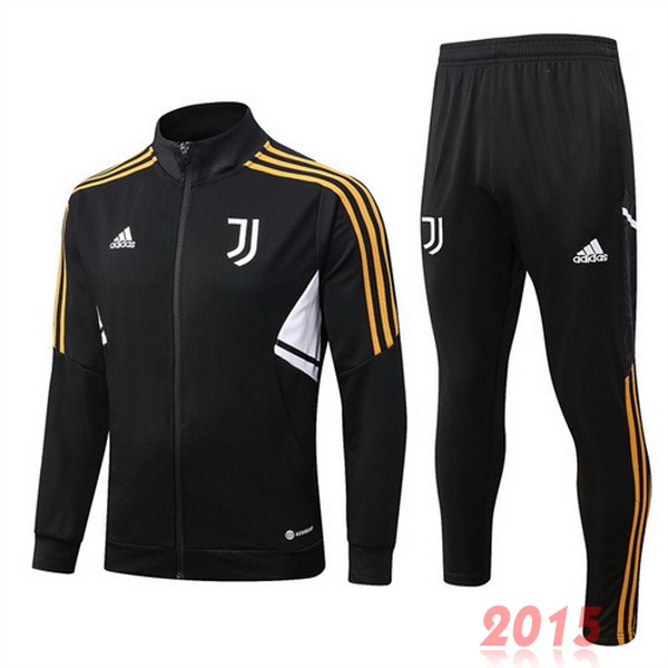 Maillot De Foot Survêtements Juventus 22/23 Noir I Blanc Jaune