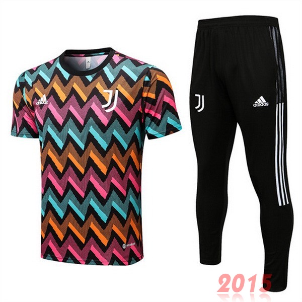 Maillot De Foot Entrainement Ensemble Complet Juventus 22/23 Jaune Rose