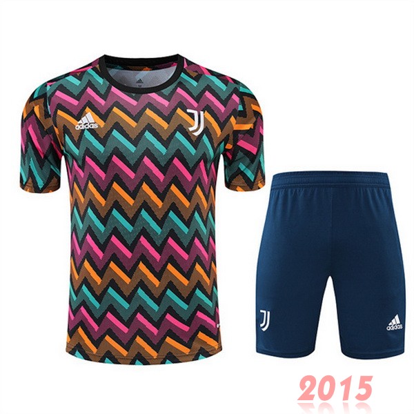 Maillot De Foot Entrainement Ensemble Complet Juventus 22/23 Jaune Rose