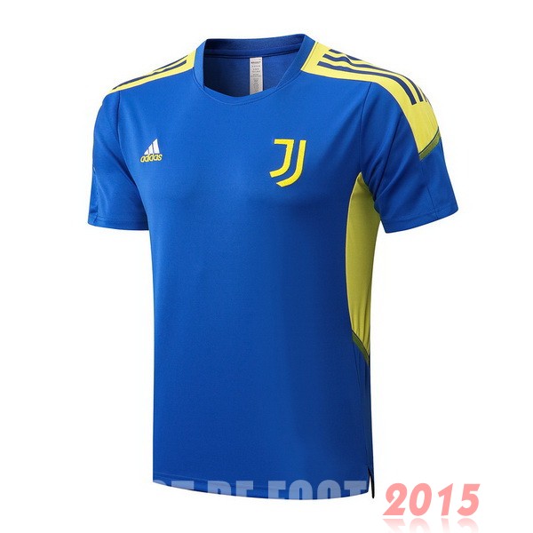 Maillot De Foot Entrainement Juventus 2021 2022 Bleu Jaune