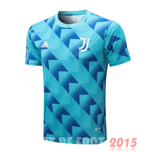 Maillot De Foot Entrainement Juventus 22/23 Jaune Bleu