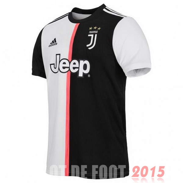 Maillot De Foot Domicile Maillot Juventus Rétro 2019 2020 Blanc Noir