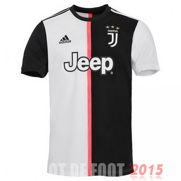 Maillot De Foot Domicile Maillot Juventus Rétro 2019 2020 Blanc Noir