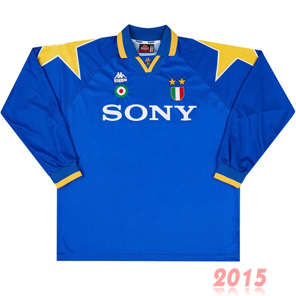 Maillot De Foot Exterieur Manches Longues Juventus Rétro 1995 1996 Bleu