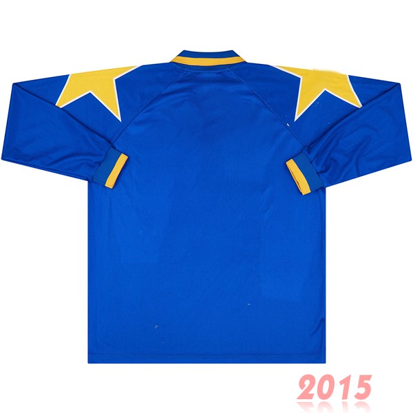 Maillot De Foot Exterieur Manches Longues Juventus Rétro 1995 1996 Bleu