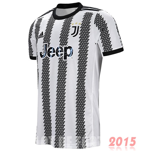 Maillot De Foot Domicile Maillot Juventus 22/23 Blanc Noir