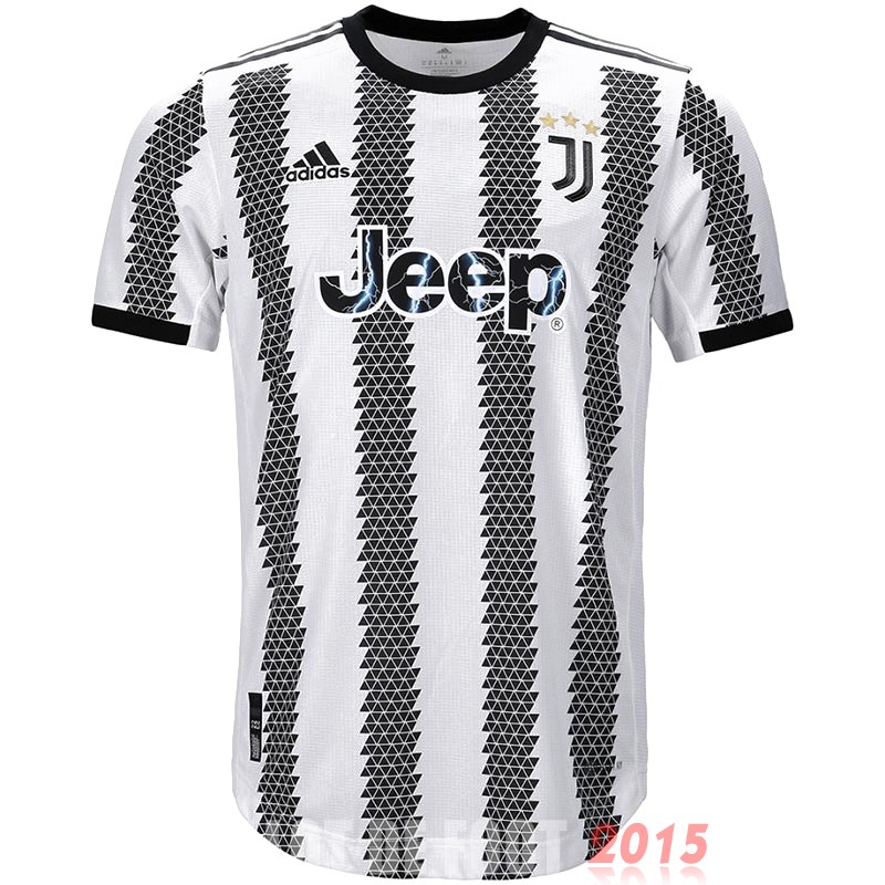 Maillot De Foot Thailande Domicile Joueurs Maillot Juventus 22/23 Blanc Noir