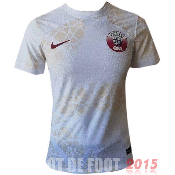 Maillot De Foot Thailande Exterieur Joueurs Maillot Katar 2022 Blanc