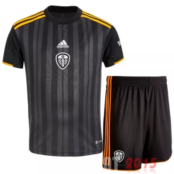 Maillot De Foot Third Maillot Conjunto De Enfant Leeds United 22/23 Noir Maillot De Foot Third Maillot Conjunto De Enfant Leeds United 22/23 Noir