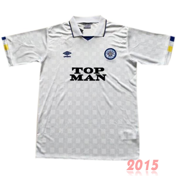 Maillot De Foot Domicile Maillot Leeds United Rétro 1989 1991 Blanc