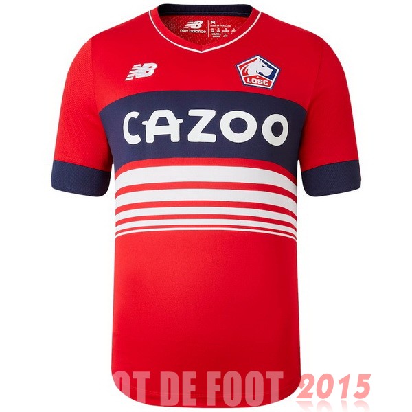 Maillot De Foot Thailande Domicile Maillot Lille 22/23 Rouge