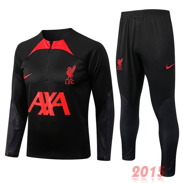 Maillot De Foot Survêtements Liverpool 22/23 Noir I Rouge