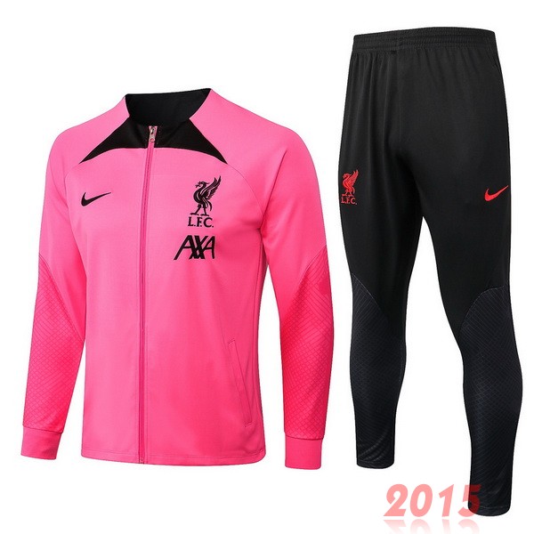 Maillot De Foot Survêtements Liverpool 22/23 Rose Noir