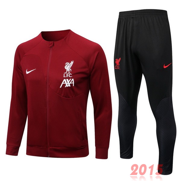 Maillot De Foot Survêtements Liverpool 22/23 Rouge Marine Noir