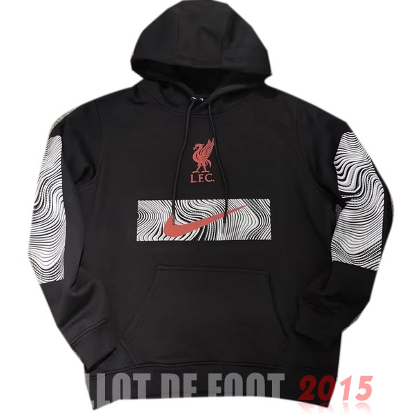 Maillot De Foot Sweats à Capuche Liverpool 22/23 Noir