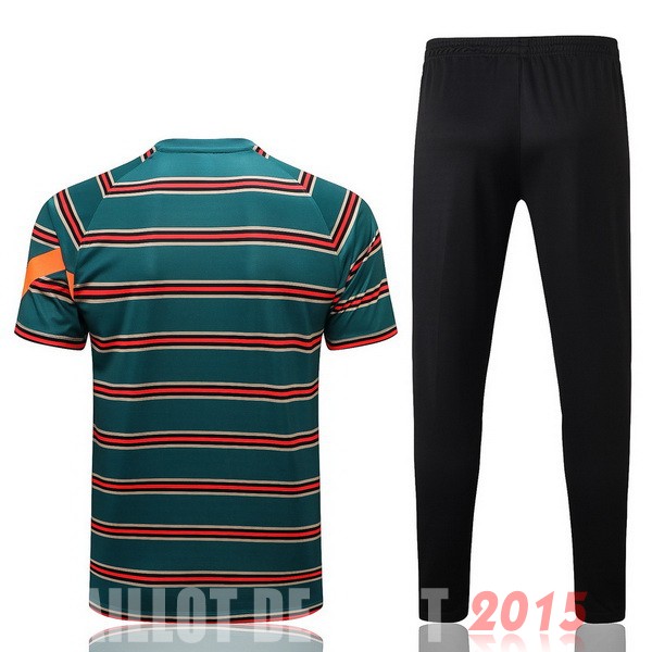 Maillot De Foot Entrainement Ensemble Complet Liverpool 22/23 Vert Orange Noir