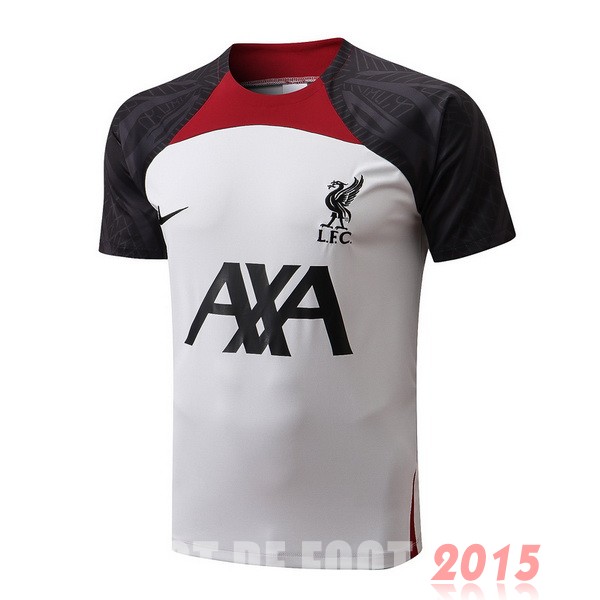 Maillot De Foot Entrainement Liverpool 22/23 Blanc Rouge Noir