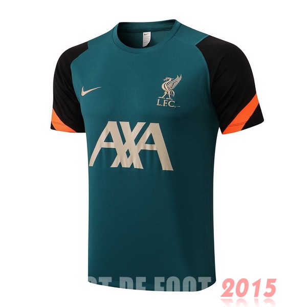 Maillot De Foot Entrainement Liverpool 22/23 Vert Noir Orange