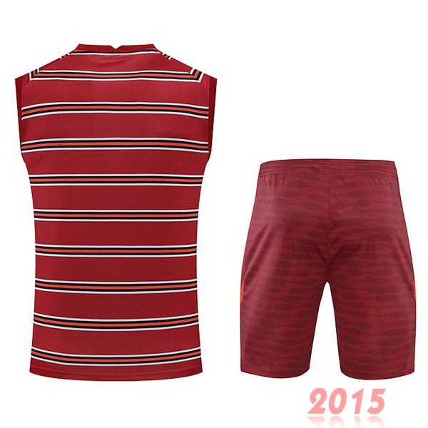 Maillot De Foot Entrainement Sans Manches Ensemble Complet Liverpool 22/23 Rouge
