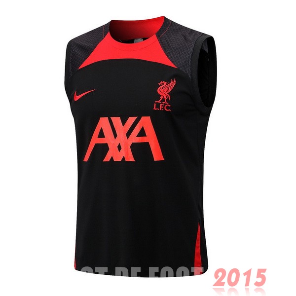 Maillot De Foot Entrainement Sans Manches Liverpool 22/23 Noir I Rouge