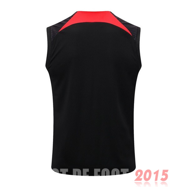Maillot De Foot Entrainement Sans Manches Liverpool 22/23 Noir I Rouge