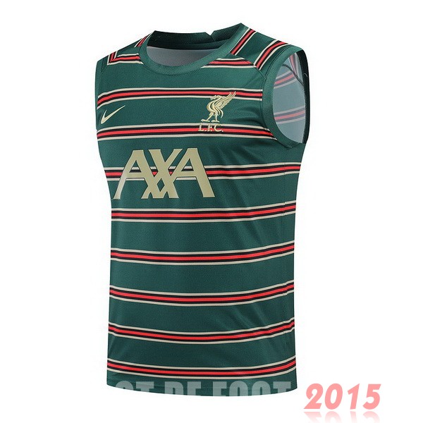 Maillot De Foot Entrainement Sans Manches Liverpool 22/23 Vert