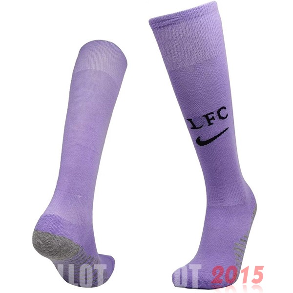 Maillot De Foot Chaussette Enfant Gardien Liverpool 22/23 Purpura