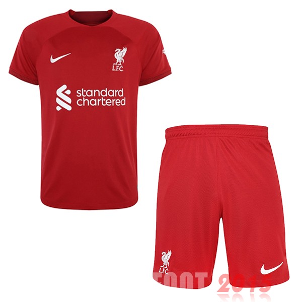 Maillot De Foot Domicile Conjunto De Enfant Liverpool 22/23 Rouge