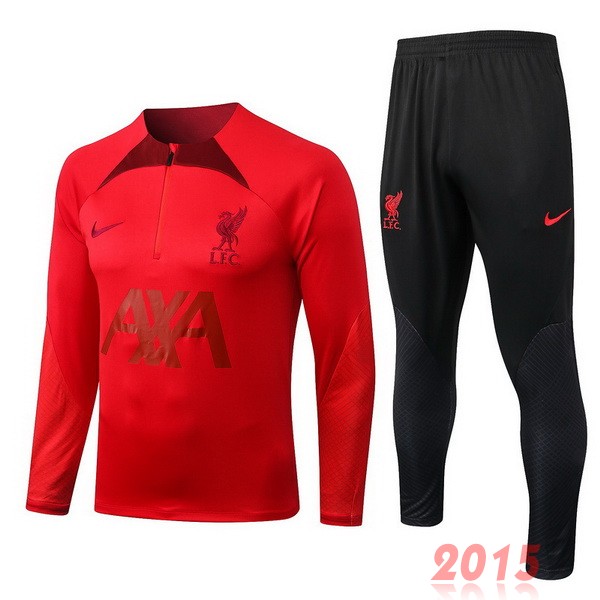 Maillot De Foot Survêtements Enfant Enfant Liverpool 22/23 Rouge I Noir