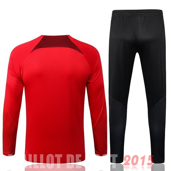 Maillot De Foot Survêtements Enfant Enfant Liverpool 22/23 Rouge I Noir
