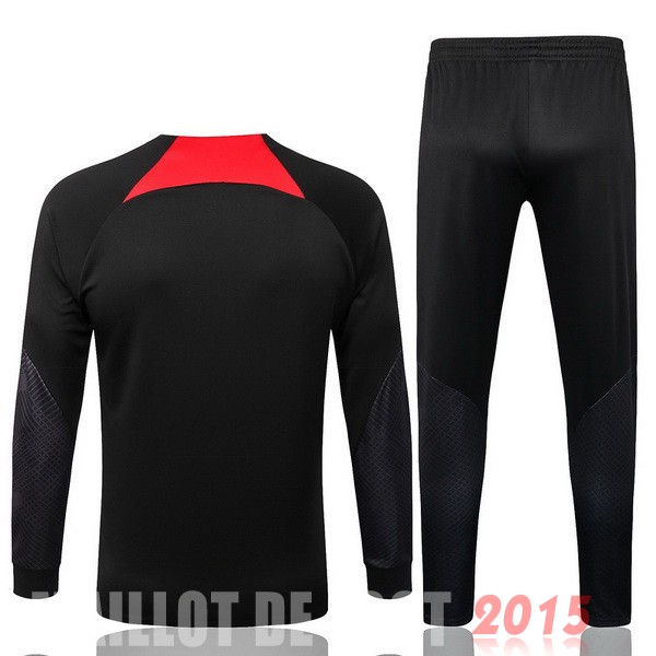 Maillot De Foot Survêtements Enfant Liverpool 22/23 Noir III Rouge