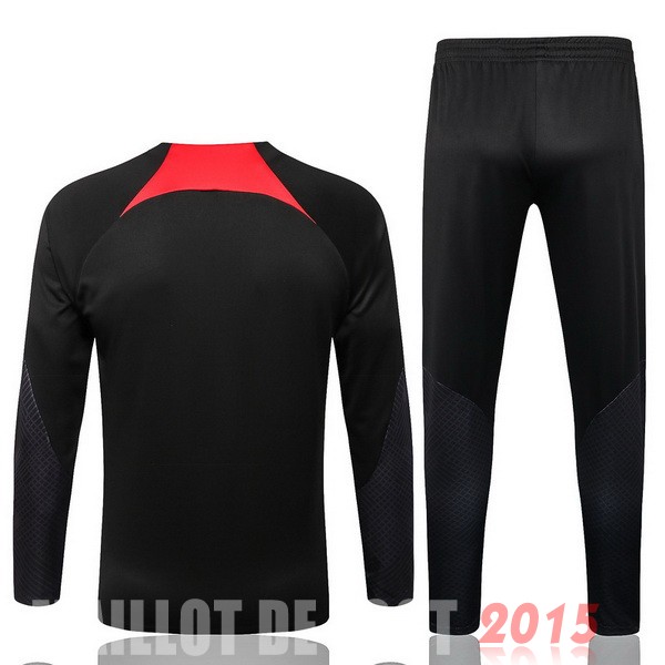 Maillot De Foot Survêtements Enfant Liverpool 22/23 Noir I Rouge