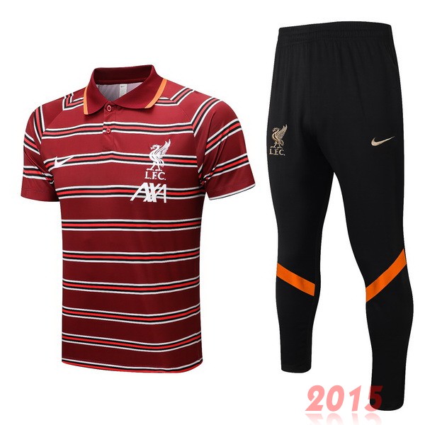 Maillot De Foot Ensemble Complet Polo Liverpool 22/23 Rouge Noir