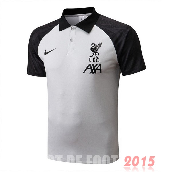 Maillot De Foot Polo Liverpool 22/23 Blanc Noir