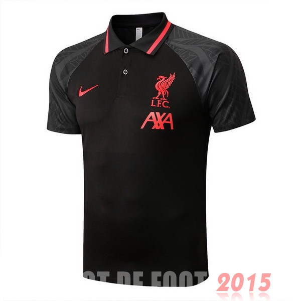 Maillot De Foot Polo Liverpool 22/23 Noir Rouge