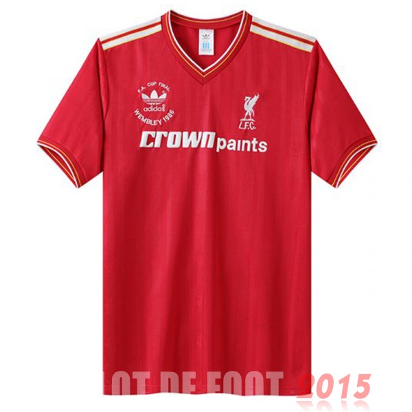 Maillot De Foot Domicile Maillot Liverpool Rétro 1985 1986 Rouge