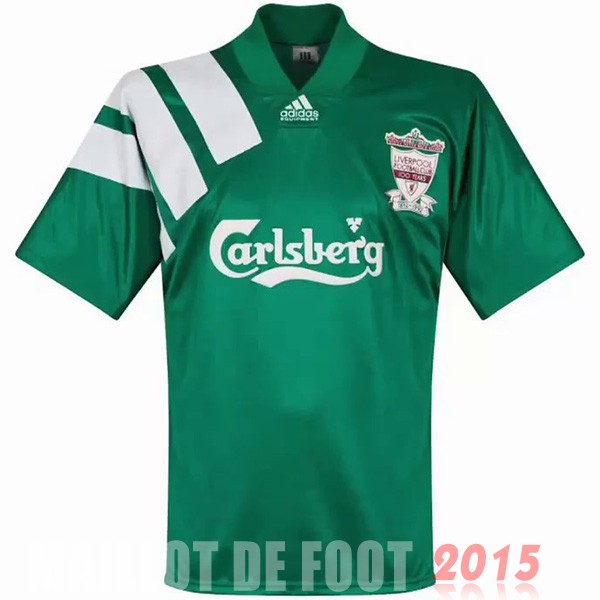 Maillot De Foot Exterieur Maillot Liverpool Rétro 1992 1993 Vert