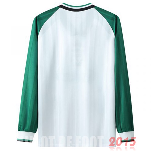 Maillot De Foot Exterieur Manches Longues Liverpool Rétro 1993 1995 Blanc