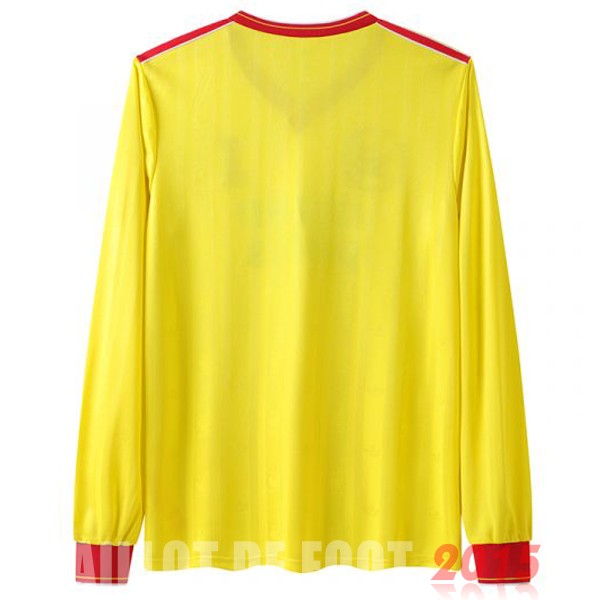 Maillot De Foot Third Manches Longues Liverpool Rétro 1985 1986 Jaune