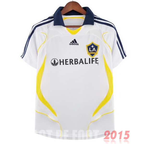 Maillot De Foot Domicile Maillot Los Angeles Galaxy Rétro 2007 Blanc