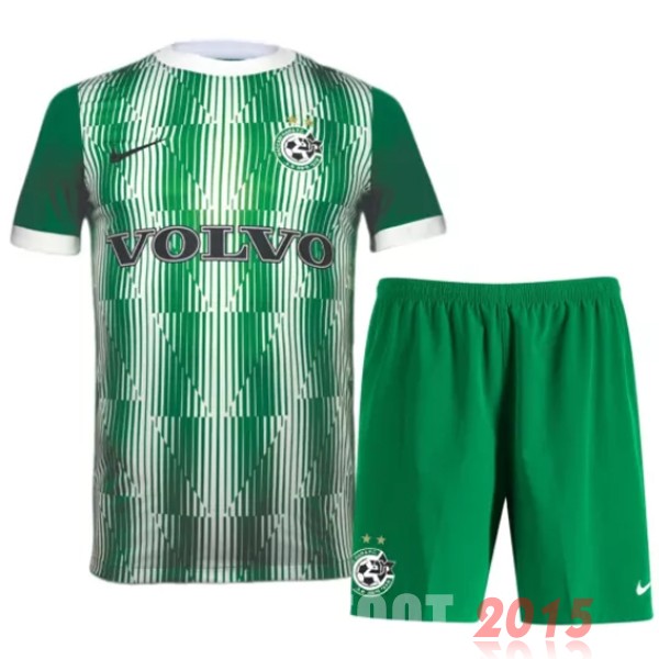 Maillot De Foot Domicile Conjunto De Enfant Maccabi Haifa 22/23 Vert