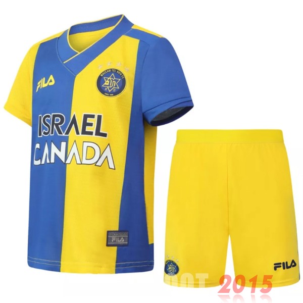 Maillot De Foot Domicile Conjunto De Enfant Maccabi Haifa 22/23 Jaune