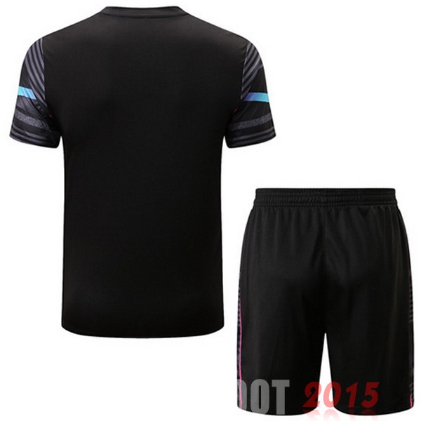 Maillot De Foot Entrainement Ensemble Complet Manchester City 22/23 Gris Marine