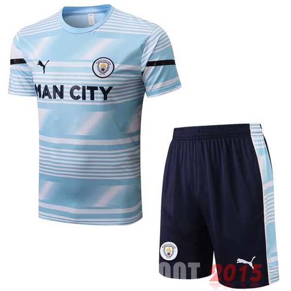 Maillot De Foot Entrainement Ensemble Complet Manchester City 22/23 I Bleu