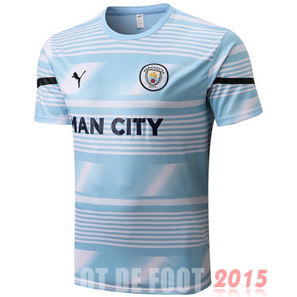 Maillot De Foot Entrainement Manchester City 22/23 Bleu