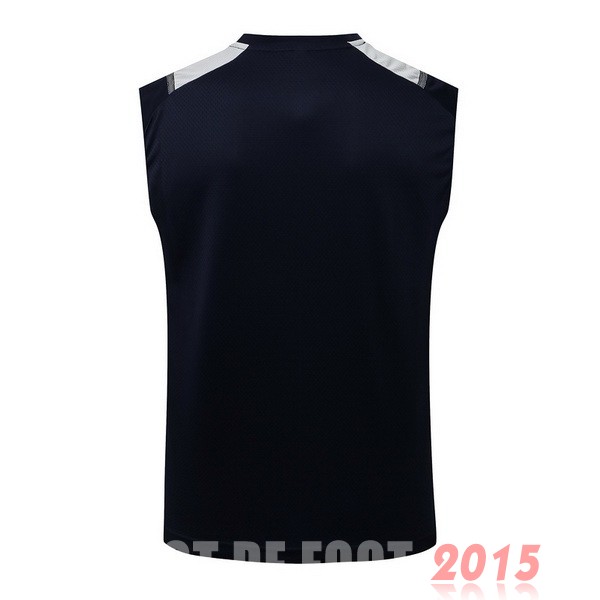Maillot De Foot Entrainement Sans Manches Manchester City 2021 2022 Bleu Marine