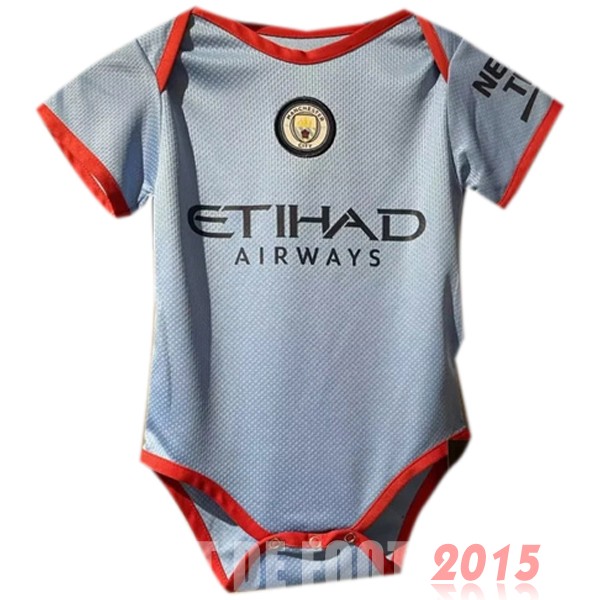 Maillot De Foot Domicile Onesies Enfant Manchester City 22/23 Bleu